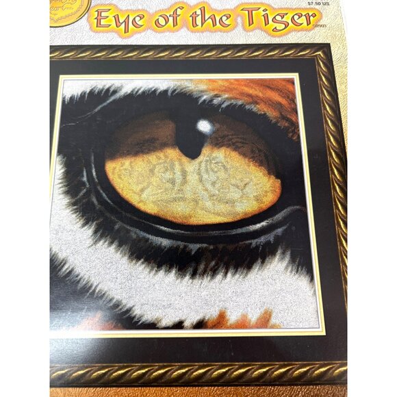 Eye Of The Tiger Counted Cross Stitch pattern By Cross My Heart Design By Sherri - Picture 2 of 5